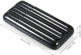 Black Carbon Fiber 3-Cigar Case - Lightweight Travel Humidor for 57 Ring Gauge Cigars