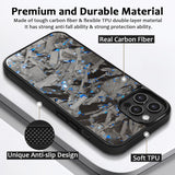 Genuine Forged Carbon Fiber iPhone 15/16 Case - MagSafe Ready