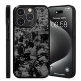 Genuine Forged Carbon Fiber iPhone 15/16 Case - MagSafe Ready