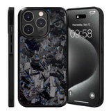 Genuine Forged Carbon Fiber iPhone 15/16 Case - MagSafe Ready