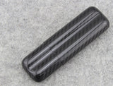 Black Carbon Fiber 2-Cigar Case – Lightweight Travel Humidor, Fits 57 Ring Gauge