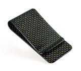 Carbon Fiber Money Clip Glossy Gold