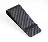 carbon fiber money clip matt black - M