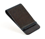 carbon fiber money clip glossy red - L