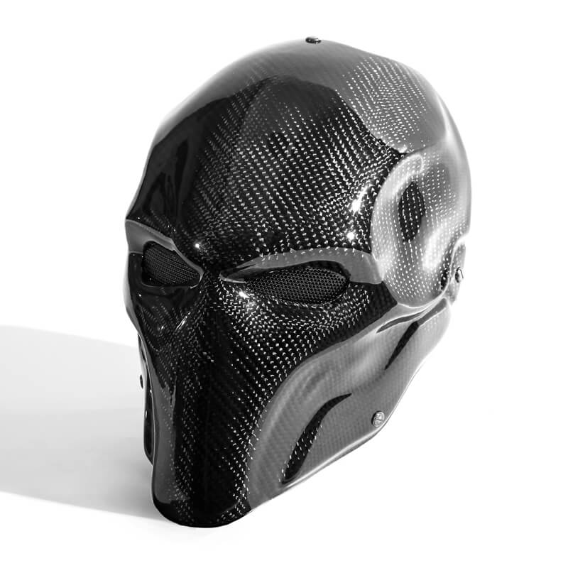 Full Skull Mask - Carbon Fiber Airgun Mask clcarbonfiber.com