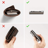 Carbon Fiber Money Clip Wallet - Aluminum Credit Card Wallet RFID - Mens Minimalist Slim Credit Card Holder - 2019 Upgraded Version