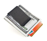 carbon fiber money clip glossy silver - L