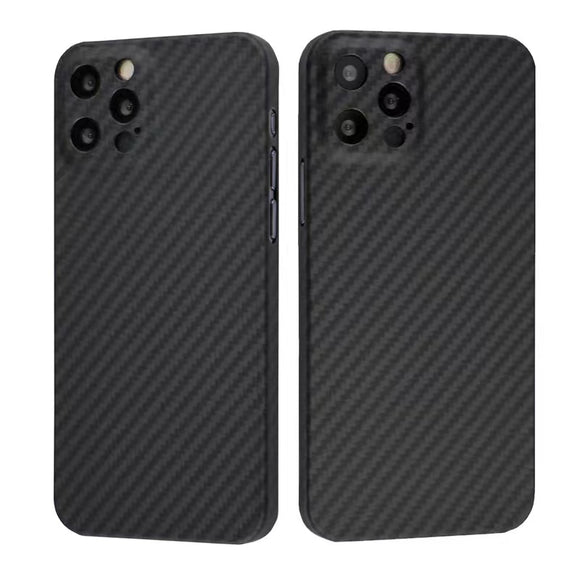 Lens Protection Carbon Fiber Aramid Case for iPhone 13 Pro Max