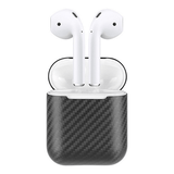 Genuine Carbon Fiber Case Compatible for AirPods 1 & 2 [Only for Charging Cases]