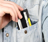 Slim Wallet Card Holder Carbon Money Clip