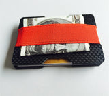 two_groove_carbon_card_holder_plates-red-elastic-stripe-hold-money