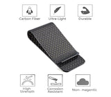 glossy-silver-carbon-fiber-money-clip-features